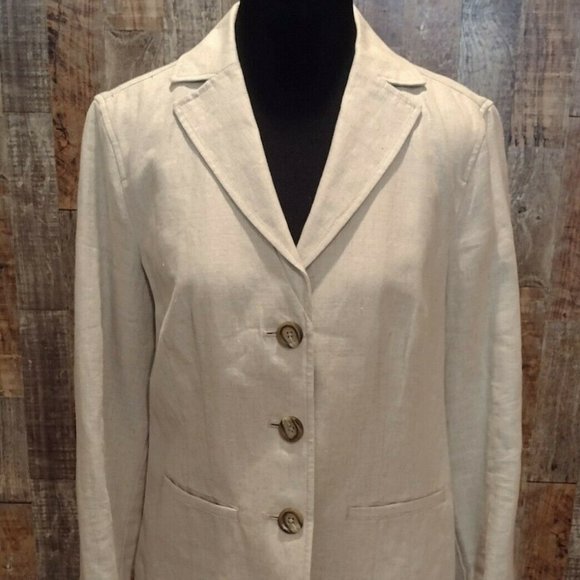 L.L. Bean Jackets & Blazers - L.L. Bean Cream Blazer